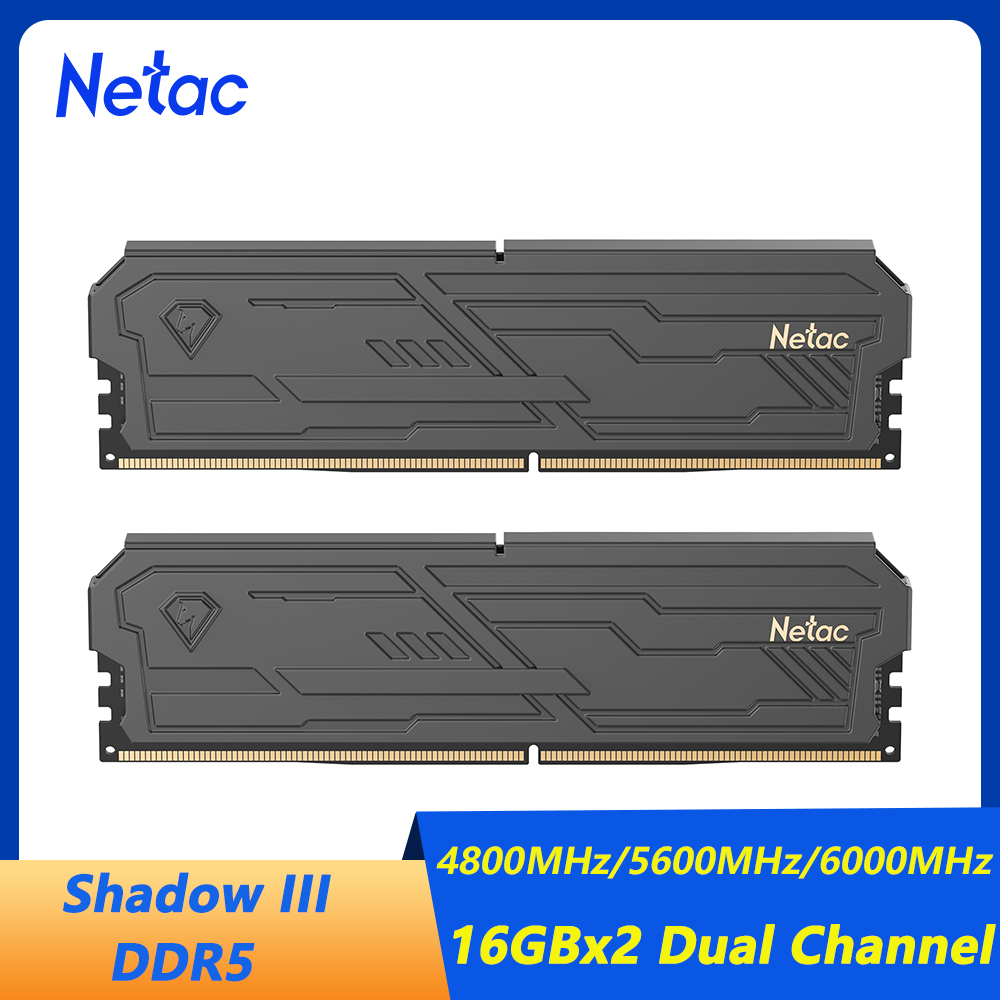 Mémoire RAM Netac DDR5 Shadow  - Ddr5 16Gb 6000Mhz avis et prix