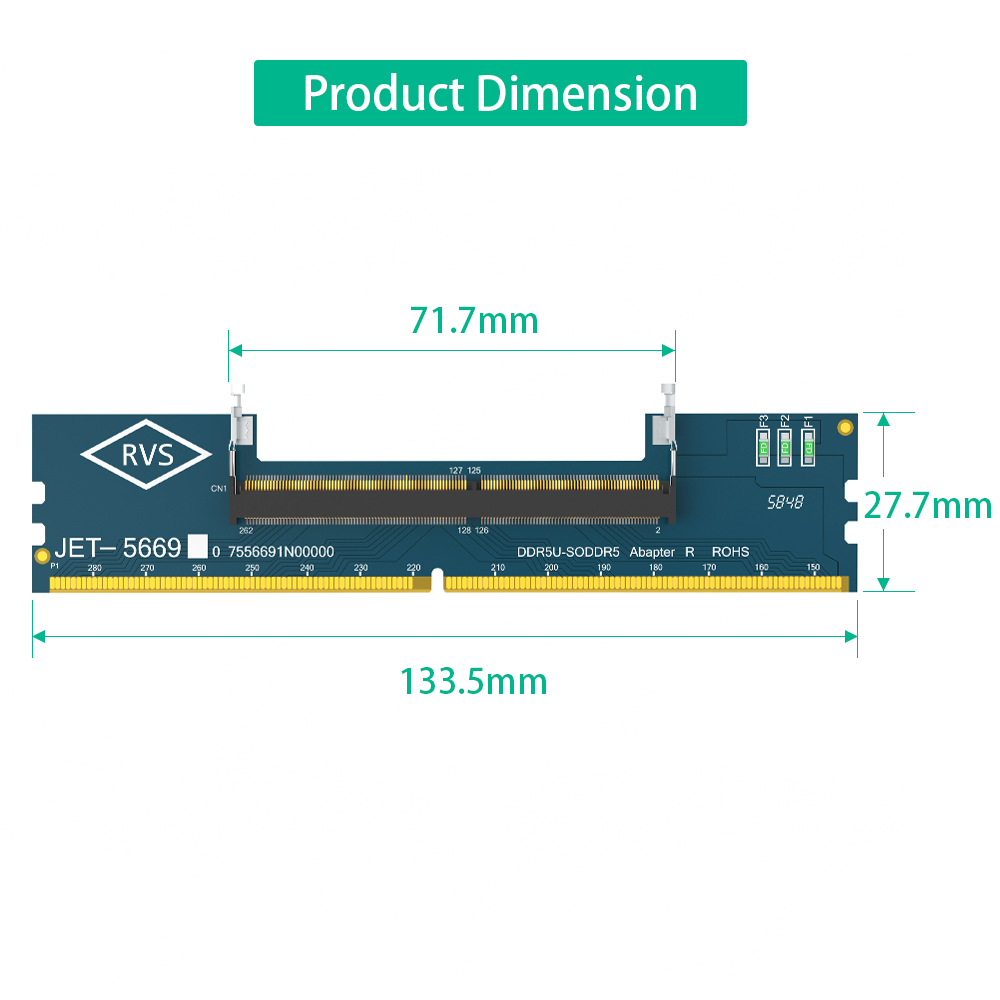 2 cartes adaptateur de mémoire - Ddr5 Sodimm avis et prix