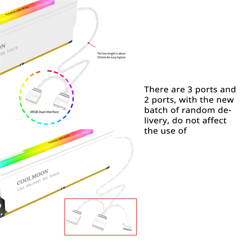 COOLMOON 1 pièces mémoire RAM  - Ddr5 Ram avis et prix